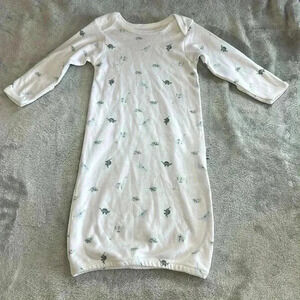 Badgley Mischka - cotton night  gown. Size 0-3 months